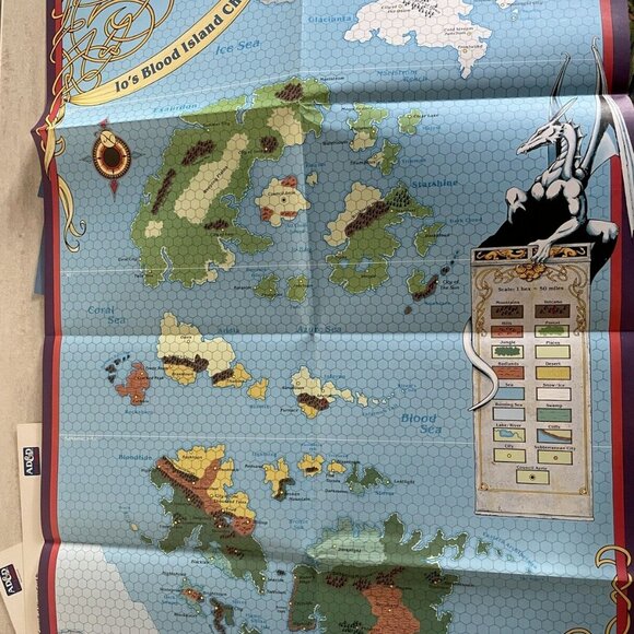 Dungeons & Dragons AD&D 2E 2nd Edition Council of Wyrms box set complete vintage - Picture 9 of 11